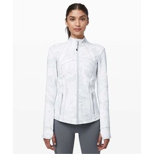 Lululemon | Define Jacket Size 4 White Grey Tropical Shadow Starlight Multi